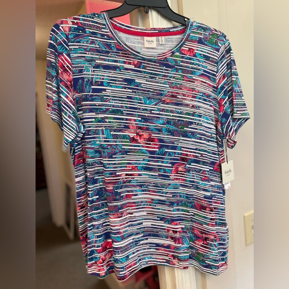 Habitat Blue Green Graphic Short Sleeve Tee